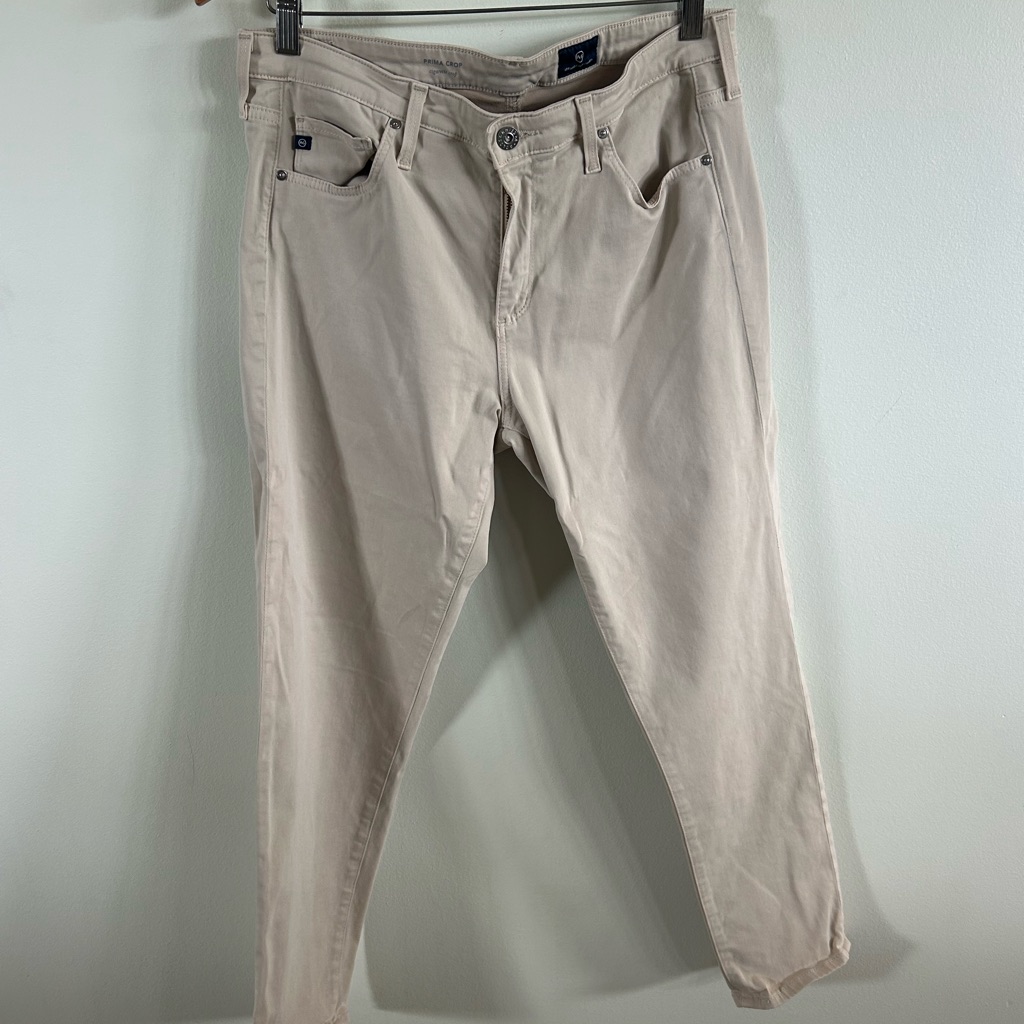 Ag Adriano Goldschmied Light Beige Pants Size 31 R